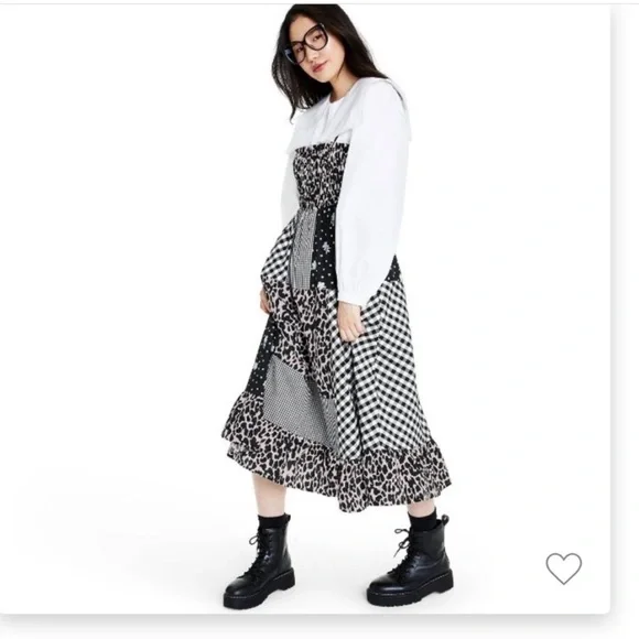 Sandy Liang x Target Patchwork Sleeveless Dress M - Picture 6 of 6